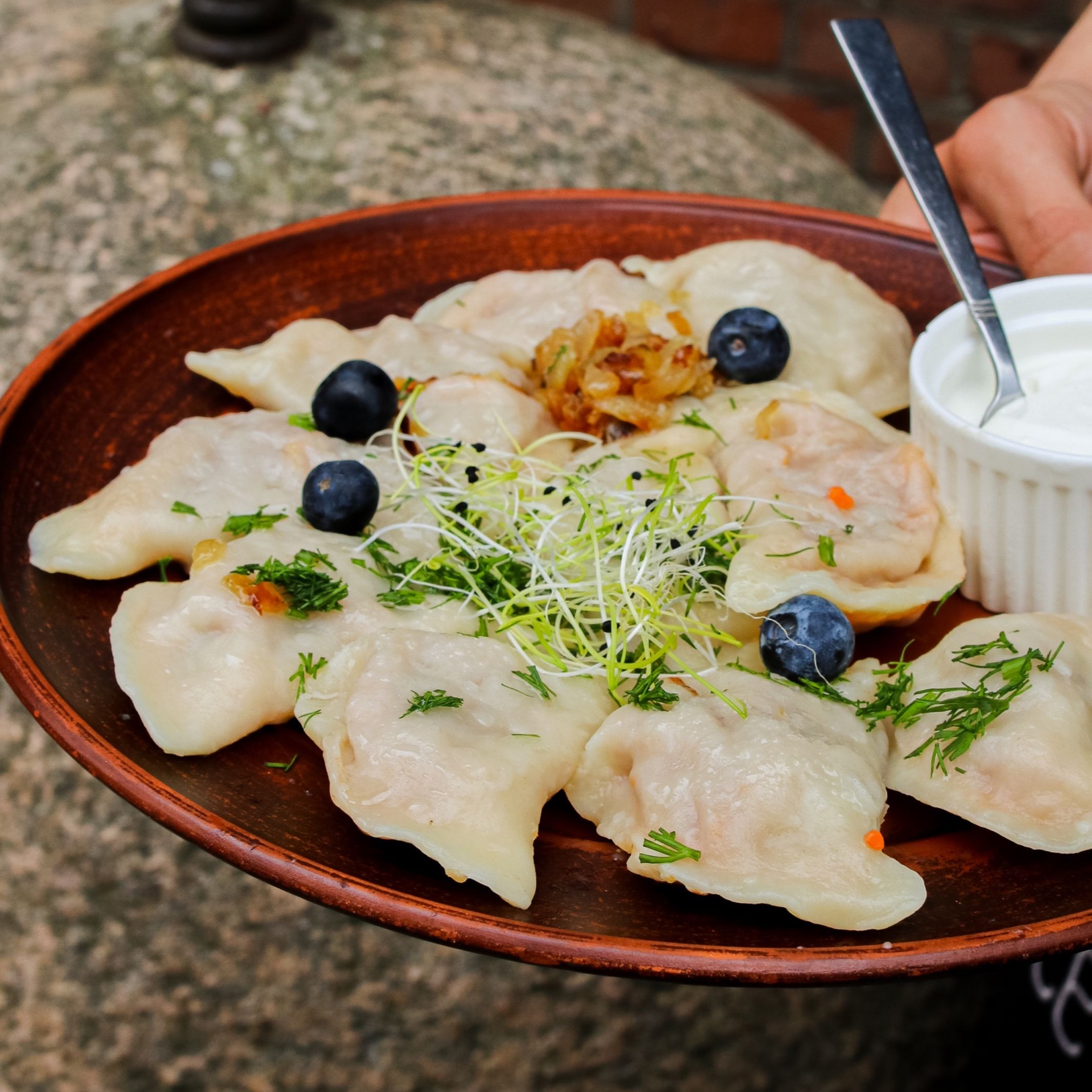 Pierogi z ziemniakami i twarogiem